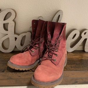 Timberland Burgundy Boots